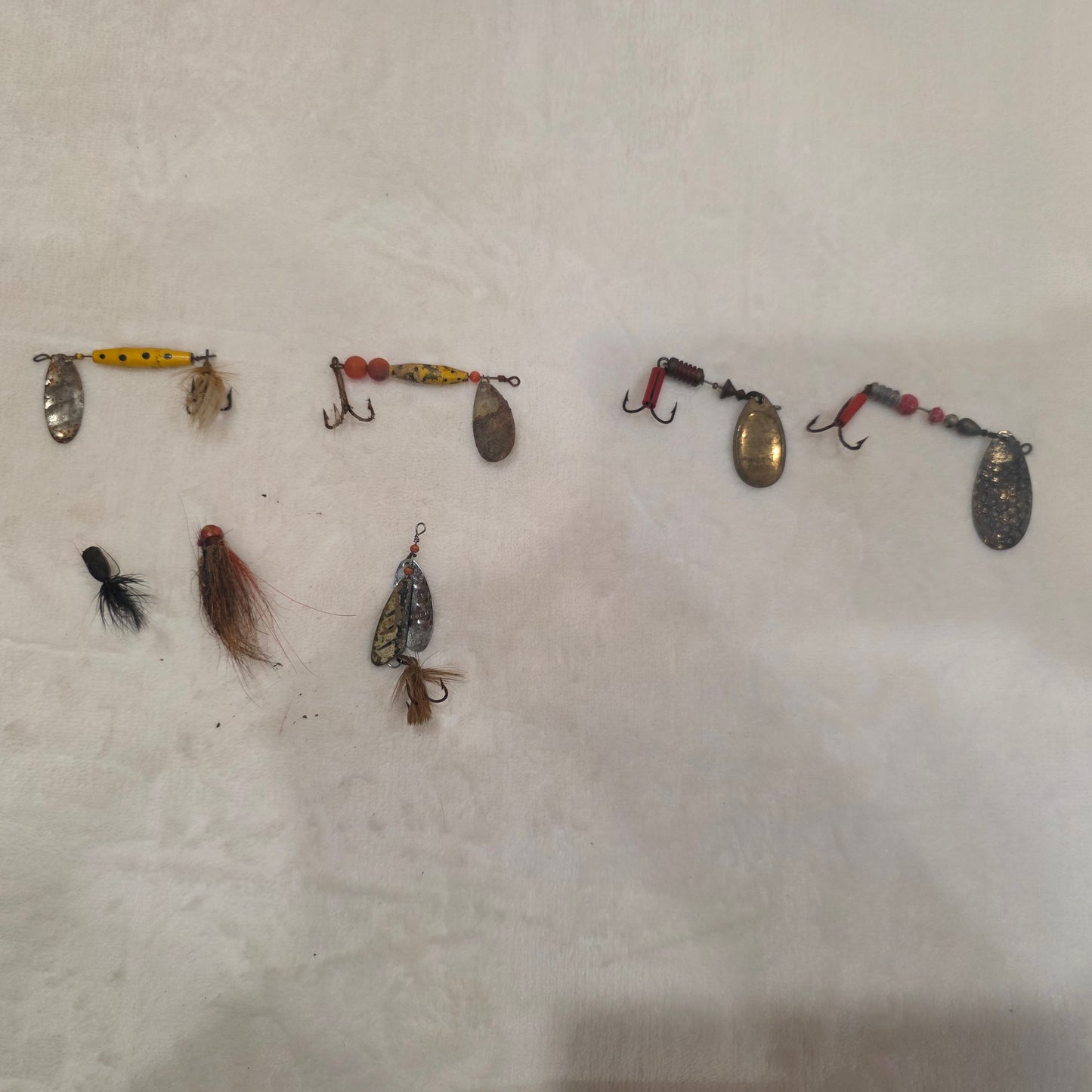 Vintage Fishing Lure Lot – Mixed Wooden Plugs, Spinners & Spoons – Classic Freshwater Tackle