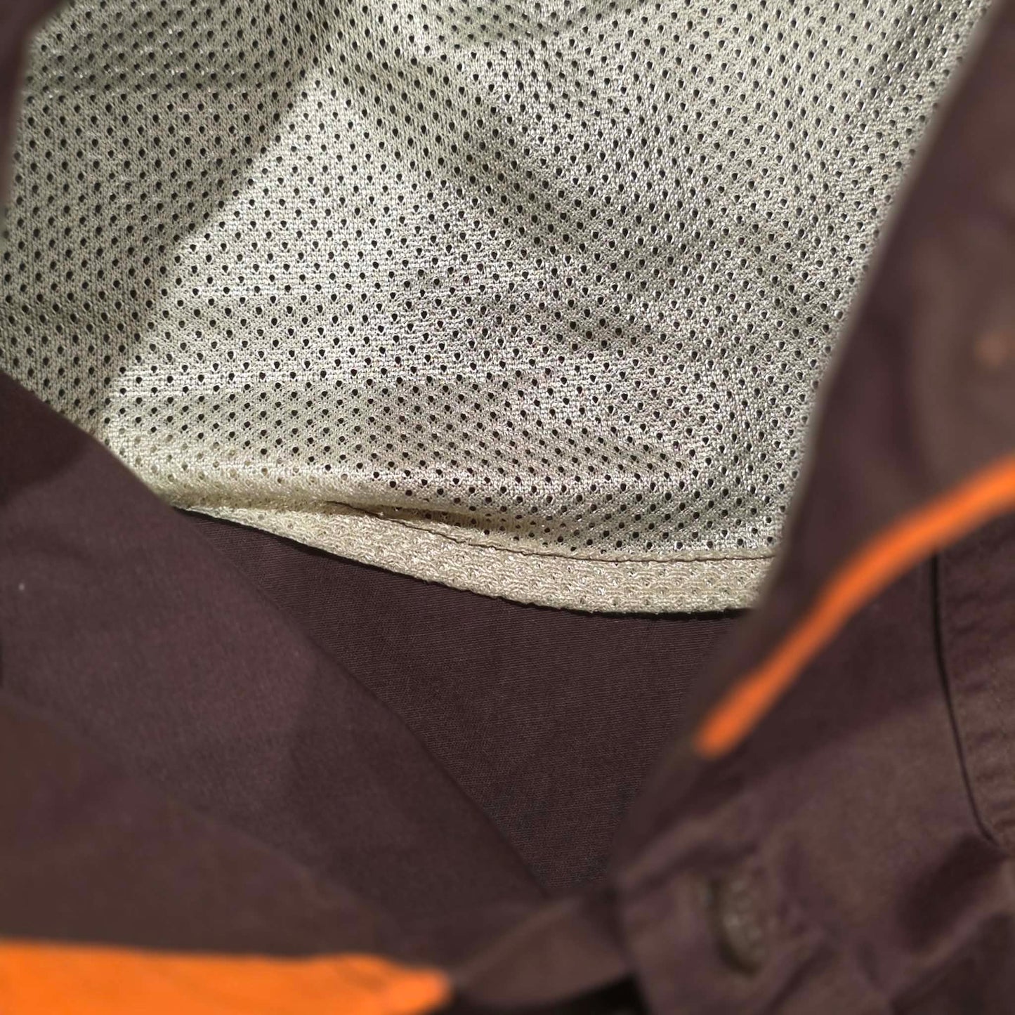 HEYBO Men’s 3XL Brown Blaze Orange Hunting Field Shirt Workwear Vented Utility