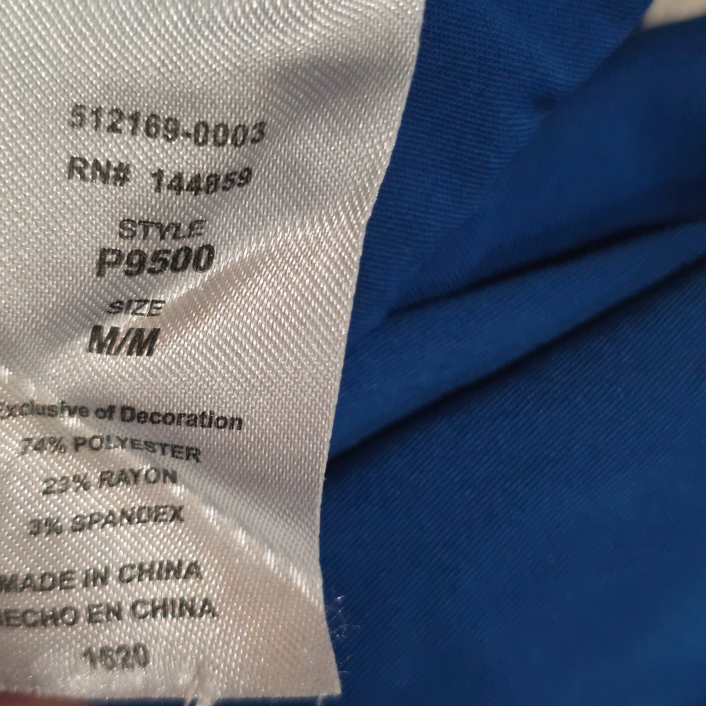 Womens Adar Pro Royal Blue Scrub Set Medium Medical Nurse Uniform Top Pants