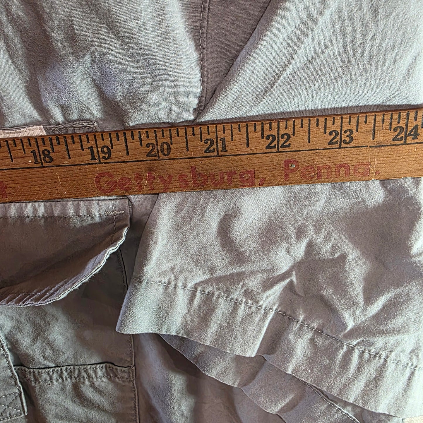 Magellan Gray button down pockets short sleeve fish gear shirt Relaxed Fit M 2XL