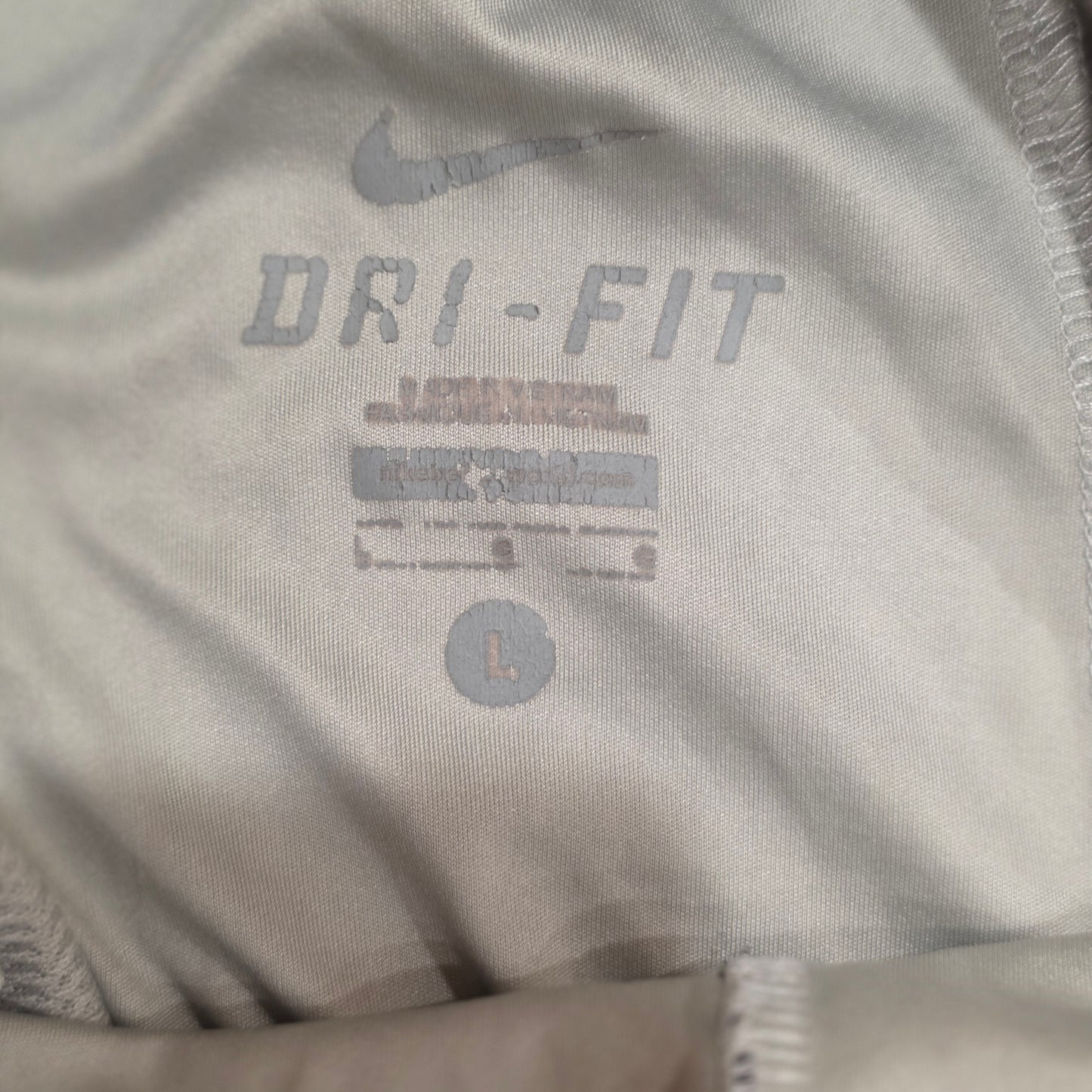 Nike Dri-FIT Shorts Mens Large Gray Athletic Running Gym Basketball Lightweight