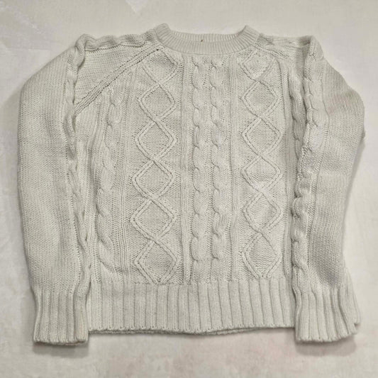 Vintage Men’s Store Cable Knit Sweater L Cream Ramie Cotton Rory Gilmore Cottagecore