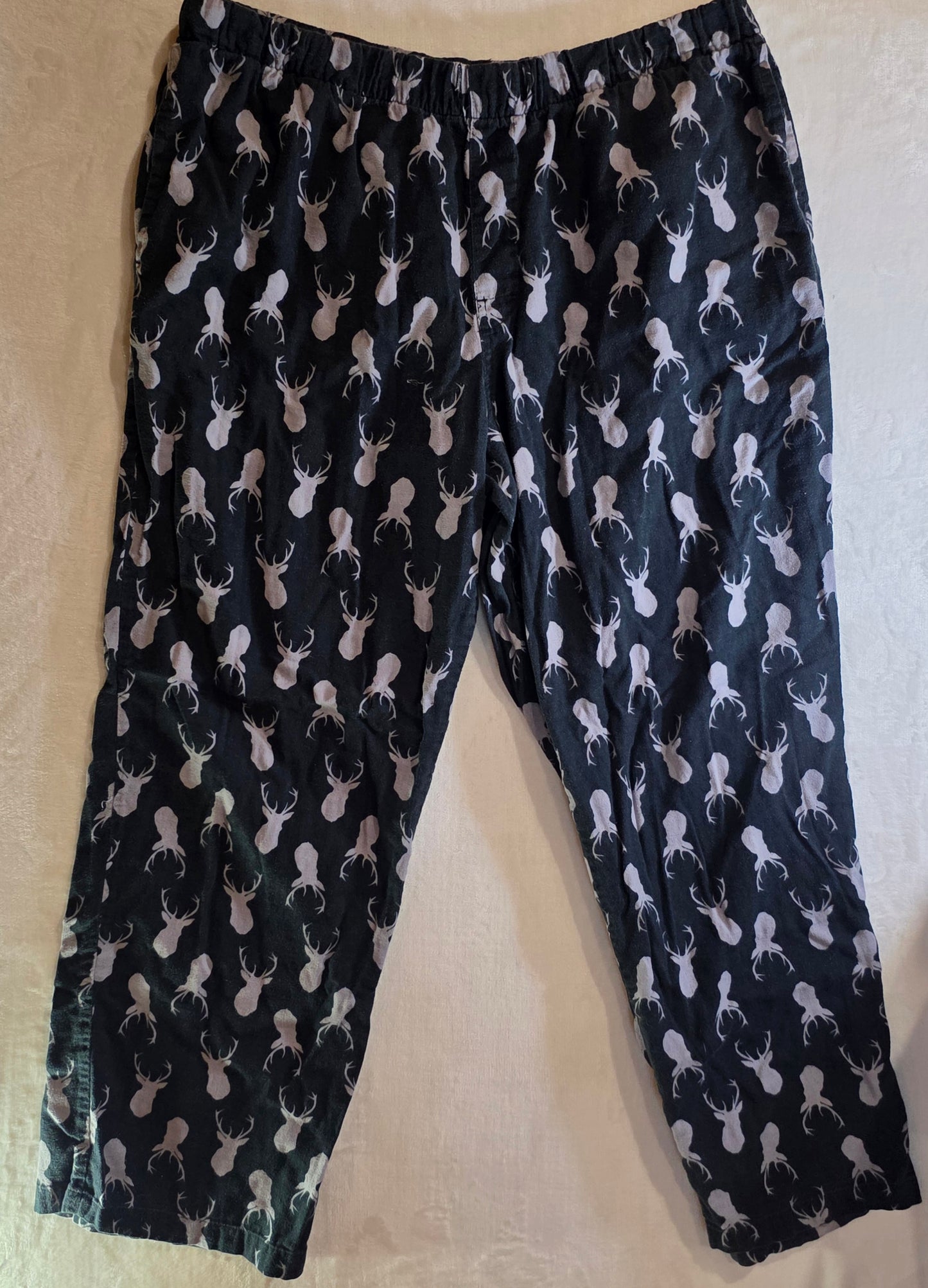 Mens Old Navy Black|Gray Buck Sleep Lounge Pants Size L