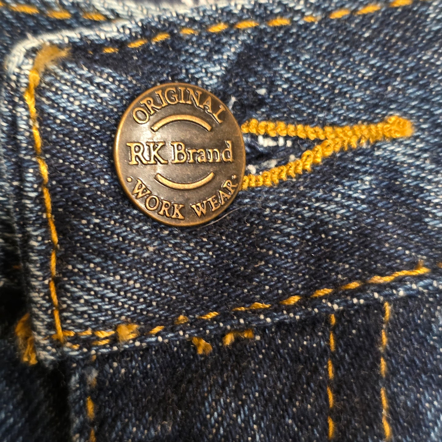 RK Brand Real Work Wear Denim Shorts Mens 36 Relaxed Fit 100% Cotton NWT Tractor Supply