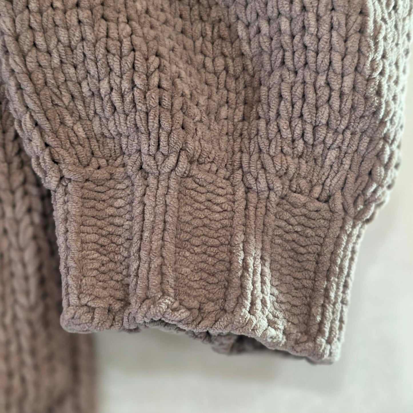 American Eagle Chunky Knit Open Front Cardigan Sweater w/ Pockets – Size Small
