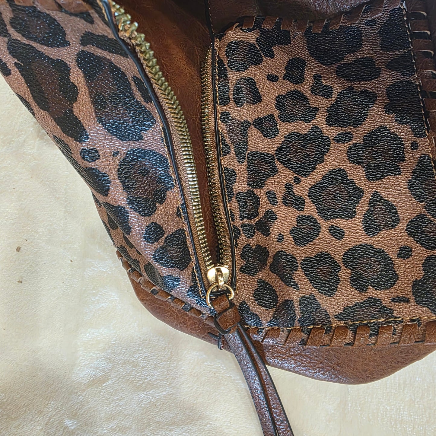 Deluxe Handbag Vegan Leather Animal Print Women's Purse Brown|Tan|Black|Leapord