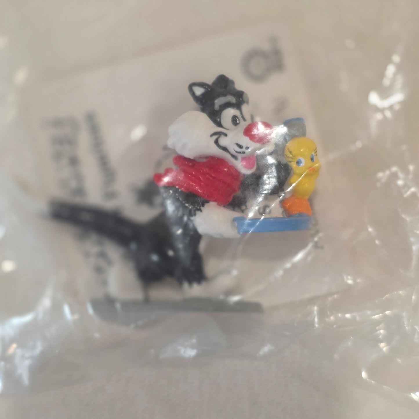 Vintage Looney Tunes Sylvester & Tweety Shell Gas Collectible Figurine Toy 1990 WB NIP