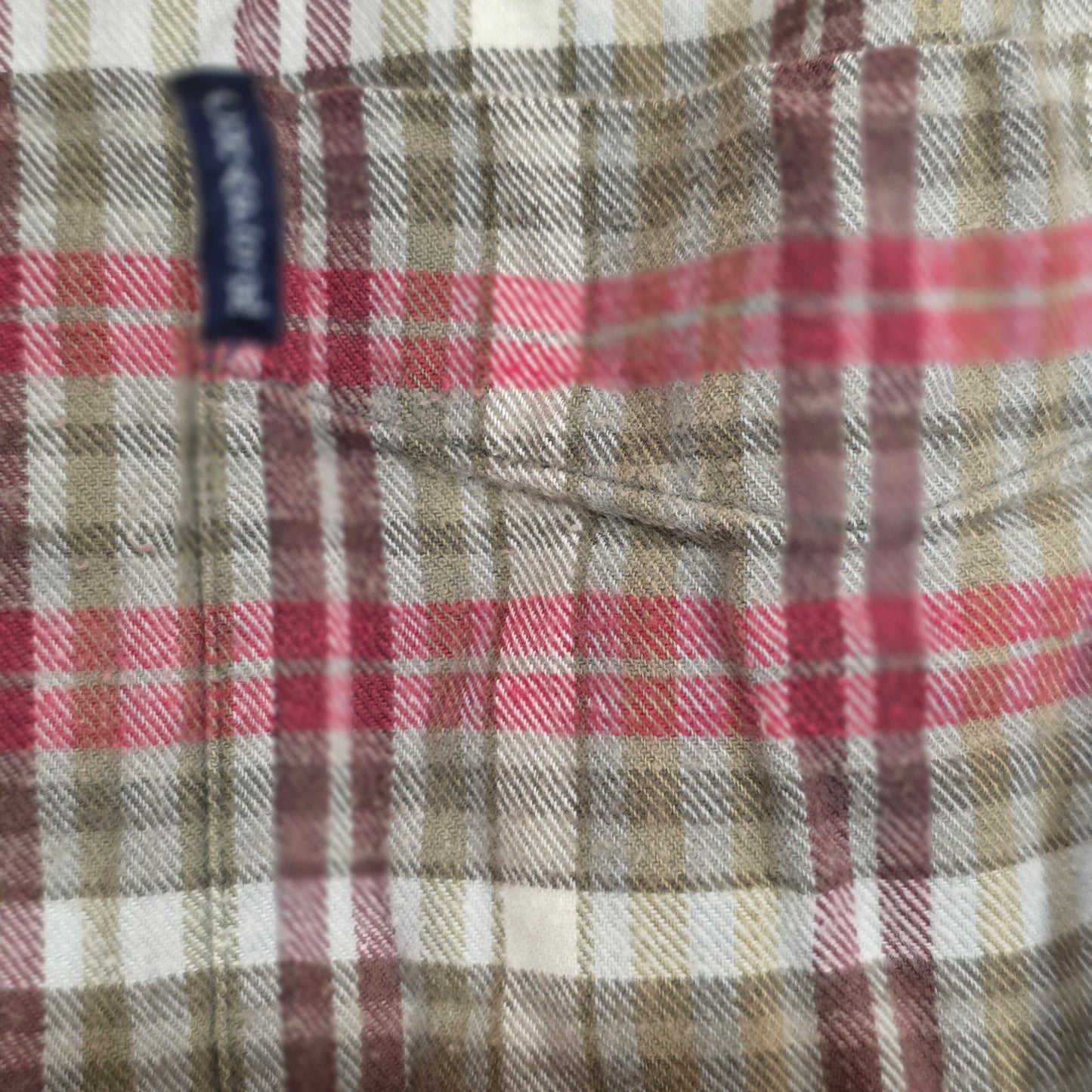 Chaps Ralph Lauren Plaid Button Down Shirt 2XB Big & Tall Long Sleeve Cotton