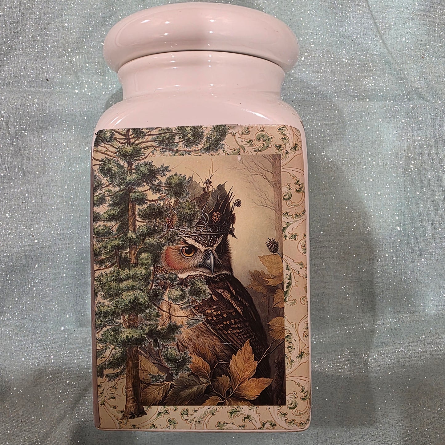 Cottagecore Forest Fantasy Decorative Storage Jar