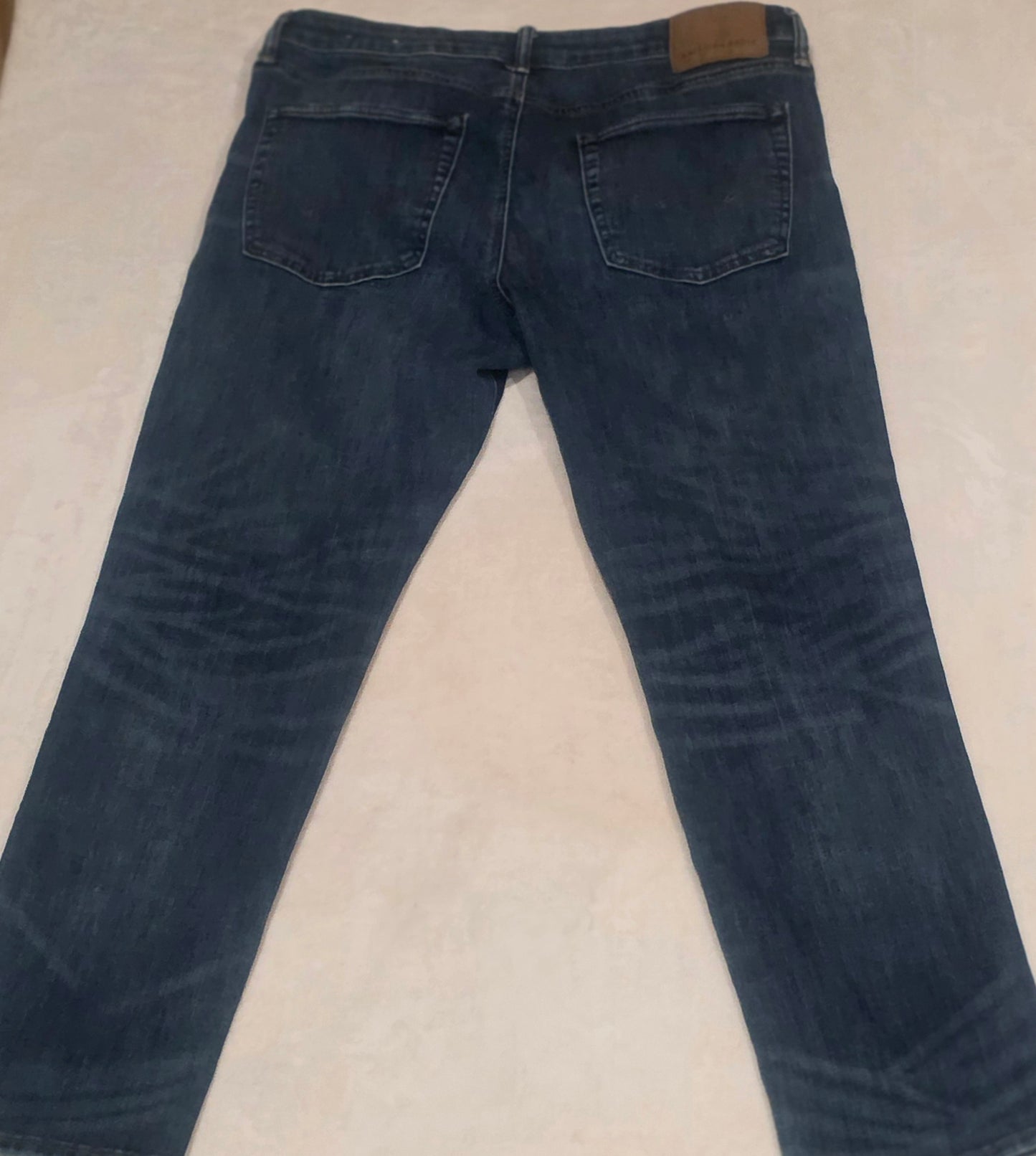 American Eagle AirFlex Jeans Mens 34x30 Dark Wash Stretch Straight Fit Denim
