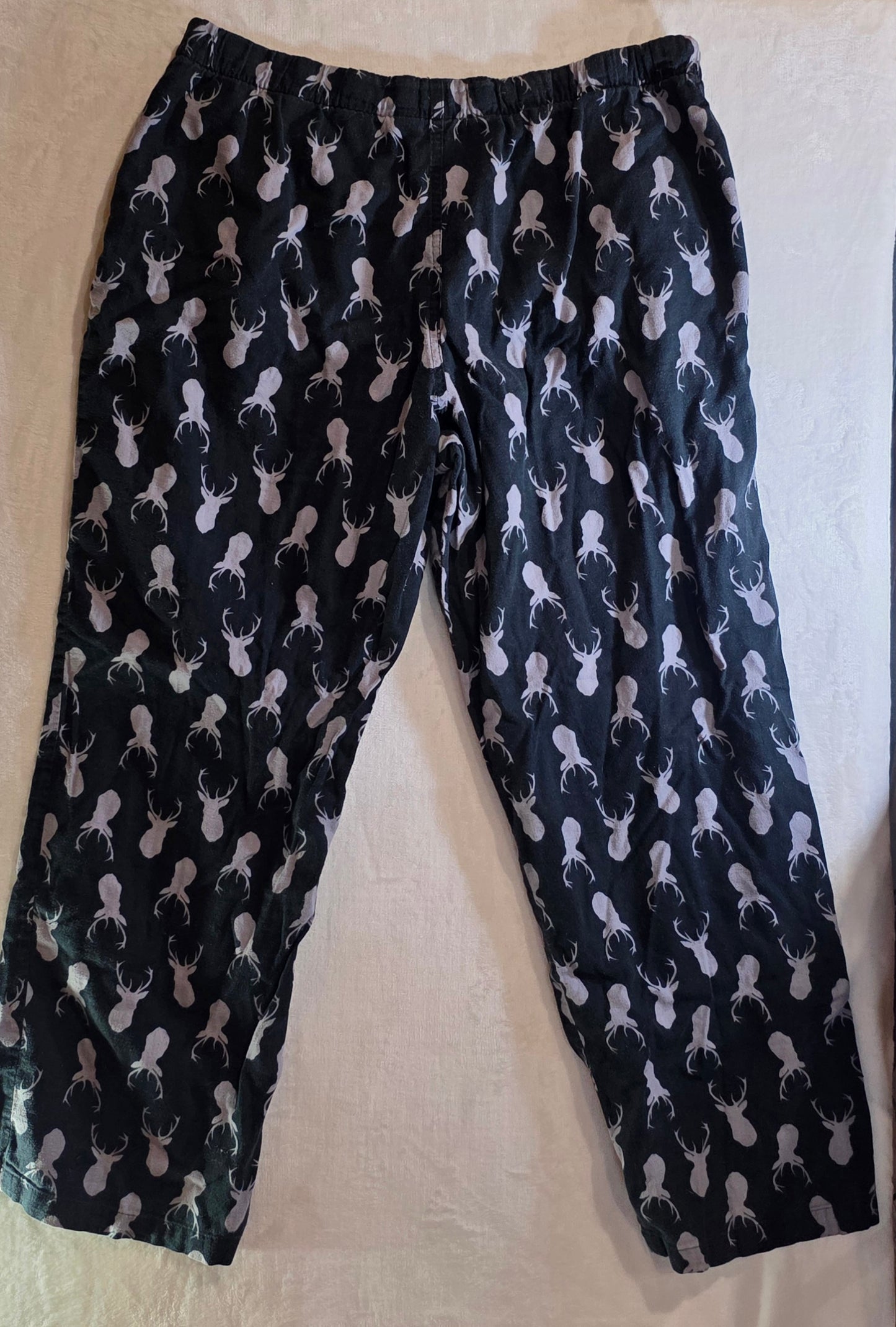 Mens Old Navy Black|Gray Buck Sleep Lounge Pants Size L