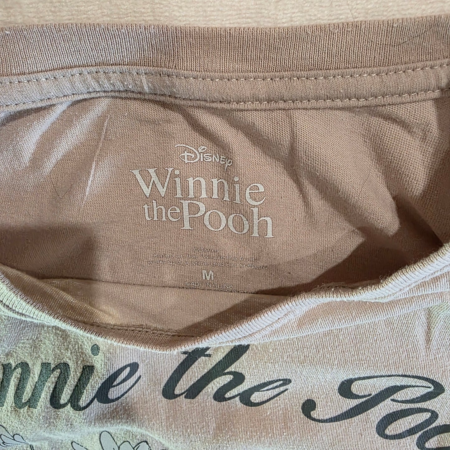 Disney Winnie The Pooh Women’s T-Shirt Size M Pooh & Piglet