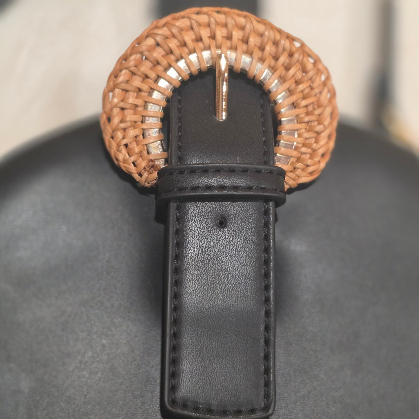Urban Expressions Round Crossbody Bag Black Vegan Leather Circle Purse NWT