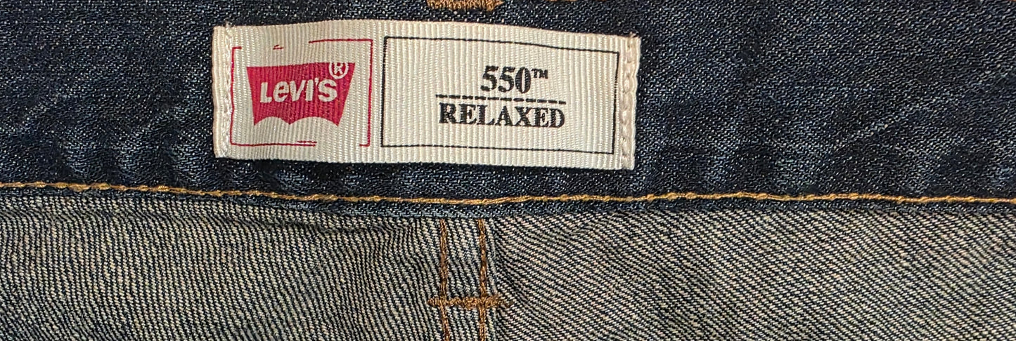 Levi 550TM Relaxed Fit Big Boys Jeans (16Husky) W 34” L 28”