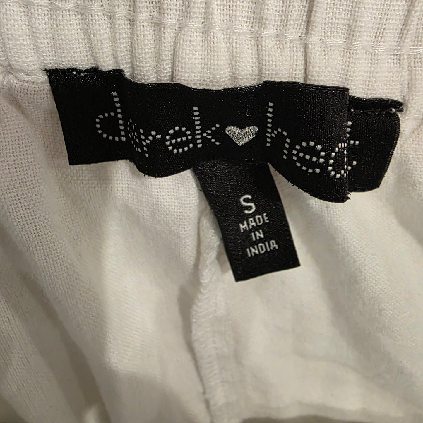 Derek Heart White Shorts Women’s Size S Cotton|Linen Blend