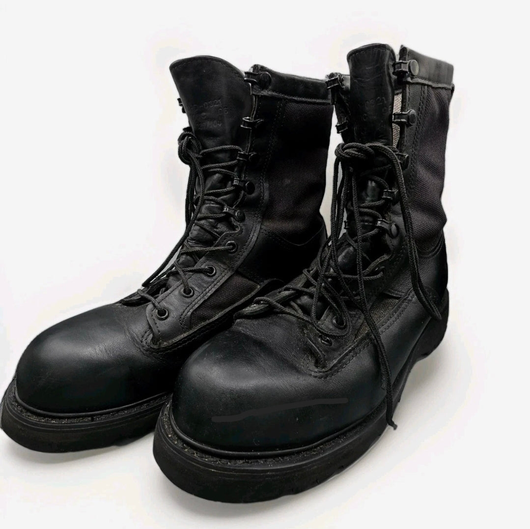 Bates Gore-Tex Military Combat Boots Black Vibram Sole Tactical Army Size Unknown