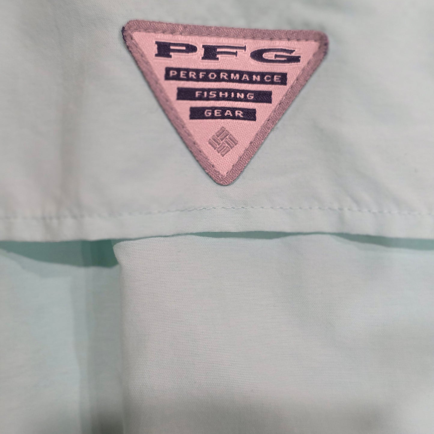Columbia PFG Omni-Shade Fishing Shirt Men’s XXL Mint Short Sleeve Vented Outdoor