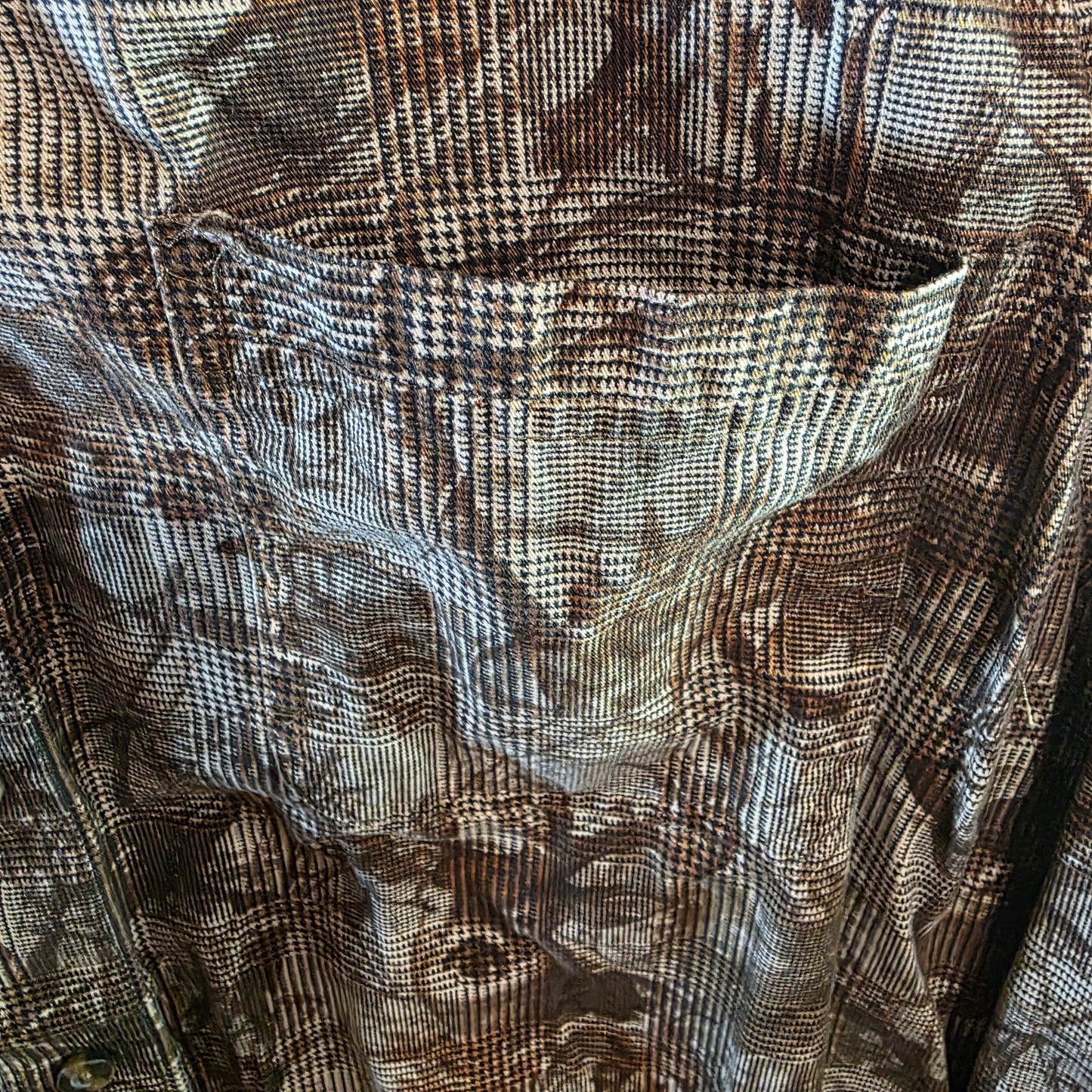 Redhead Shirt Large Tall Camo Bucks Whitetail Deer Button Down Long Sleeve