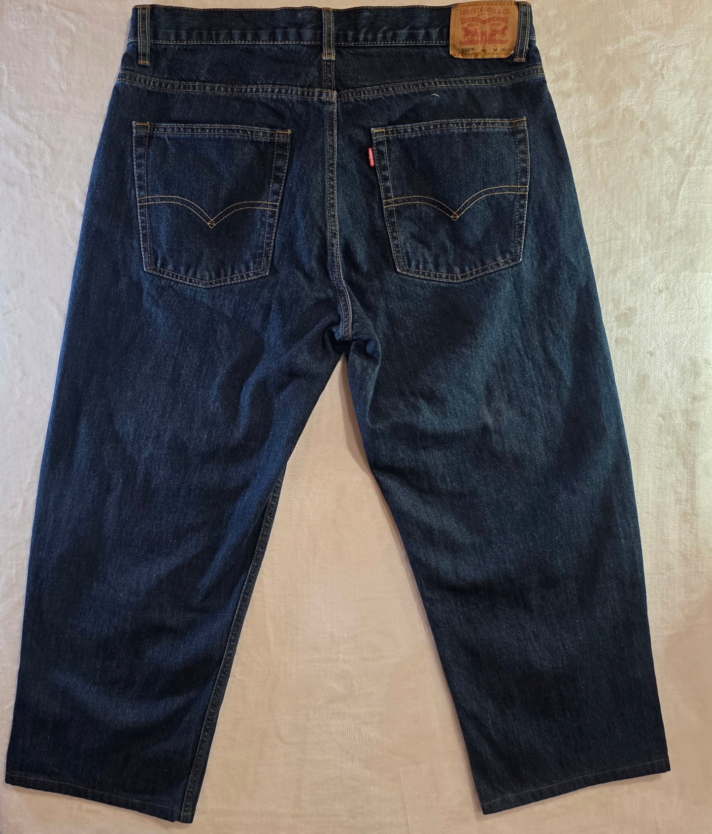 Levi 550TM Relaxed Fit Big Boys Jeans (16Husky) W 34” L 28”