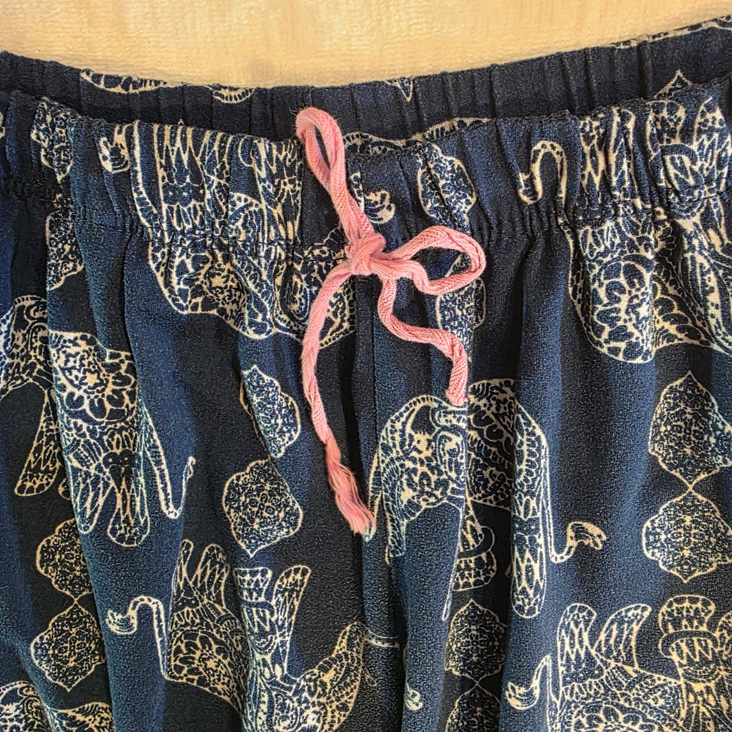Bobby Brooks Sleepwear Women’s Size S Pajama Pants Elephant Pattern